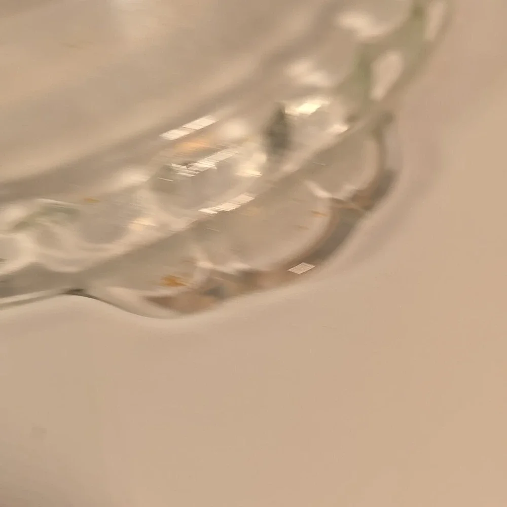 Handled Fluted Pyrex‎ Glass Pie Plate #229 9.5